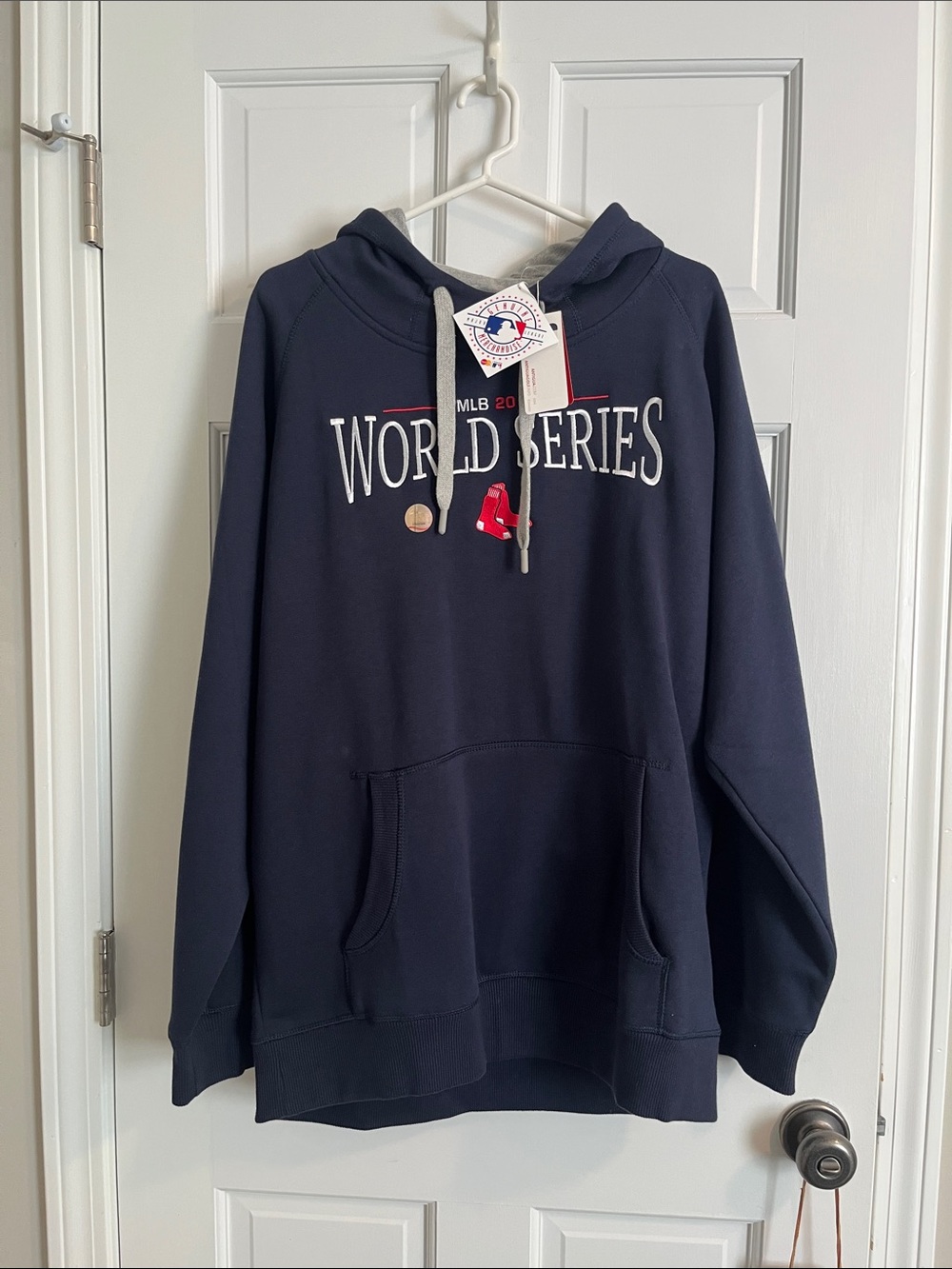 BOSTON 2018 Red Sox Men's World Series Hoodie Navy. XL. NWT